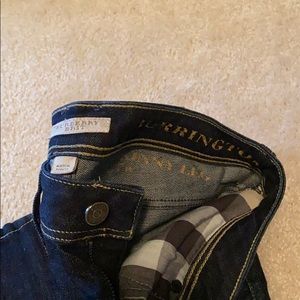 Mid rise BURBERRY JEANS